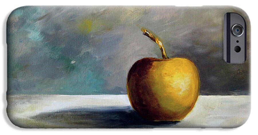 Solitary Golden Apple - Phone Case