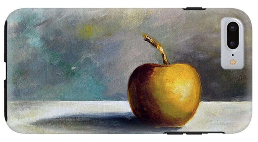 Solitary Golden Apple - Phone Case