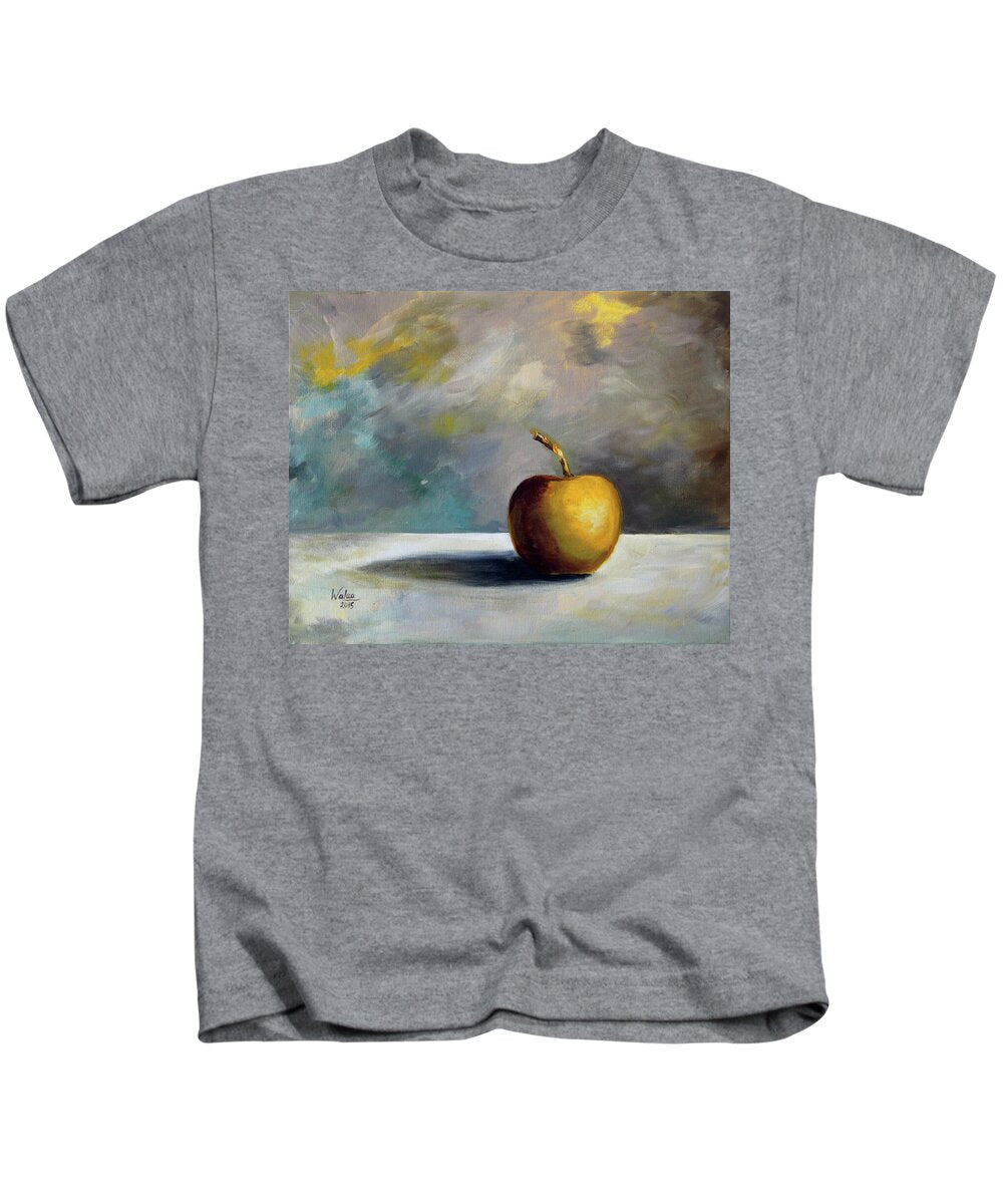 Solitary Golden Apple - Kids T-Shirt