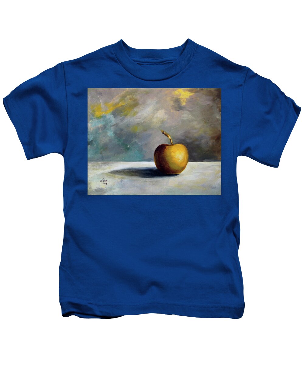 Solitary Golden Apple - Kids T-Shirt