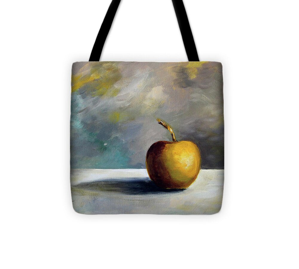 Solitary Golden Apple - Tote Bag