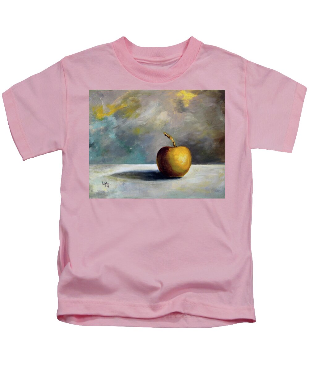 Solitary Golden Apple - Kids T-Shirt