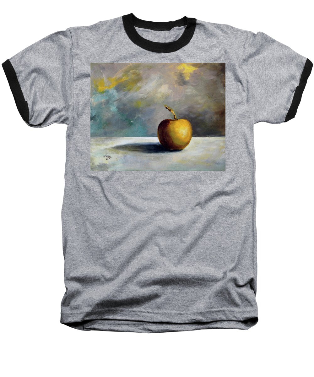 Solitary Golden Apple - Baseball T-Shirt