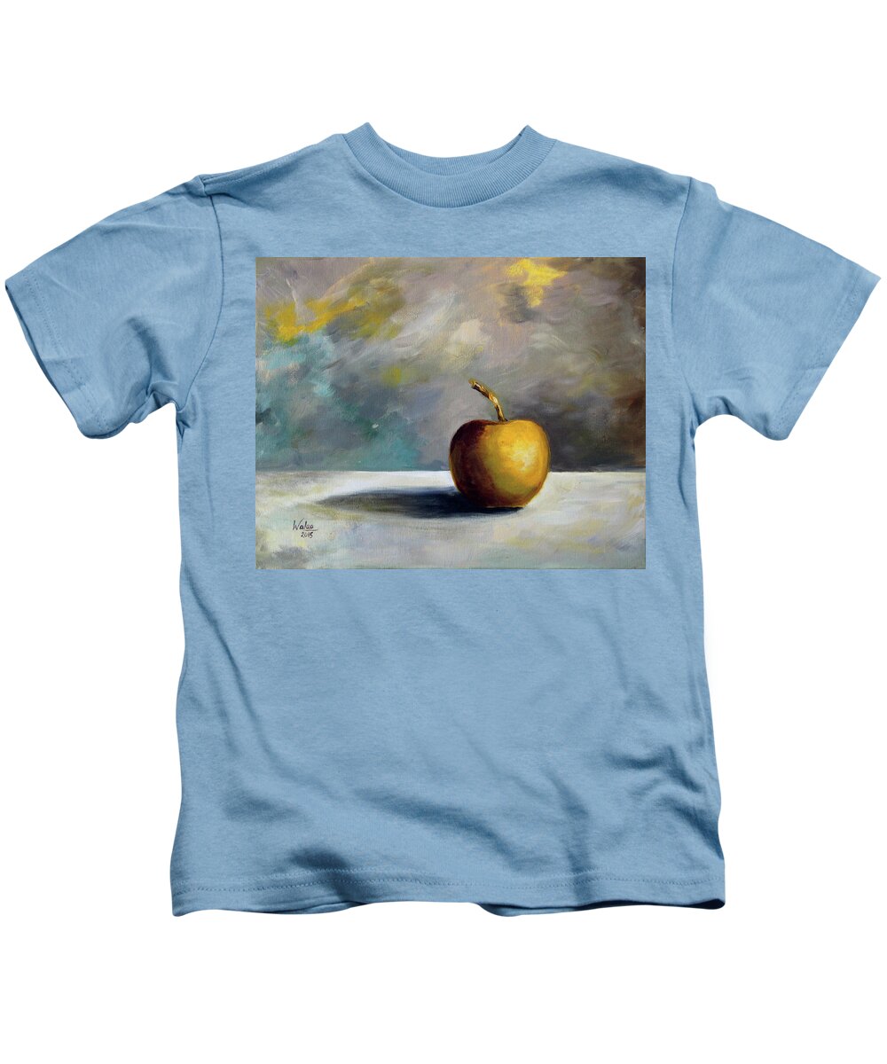 Solitary Golden Apple - Kids T-Shirt