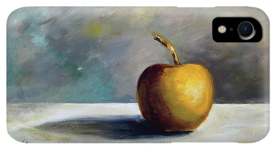 Solitary Golden Apple - Phone Case