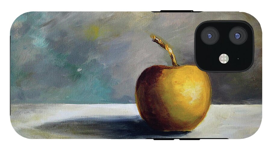 Solitary Golden Apple - Phone Case