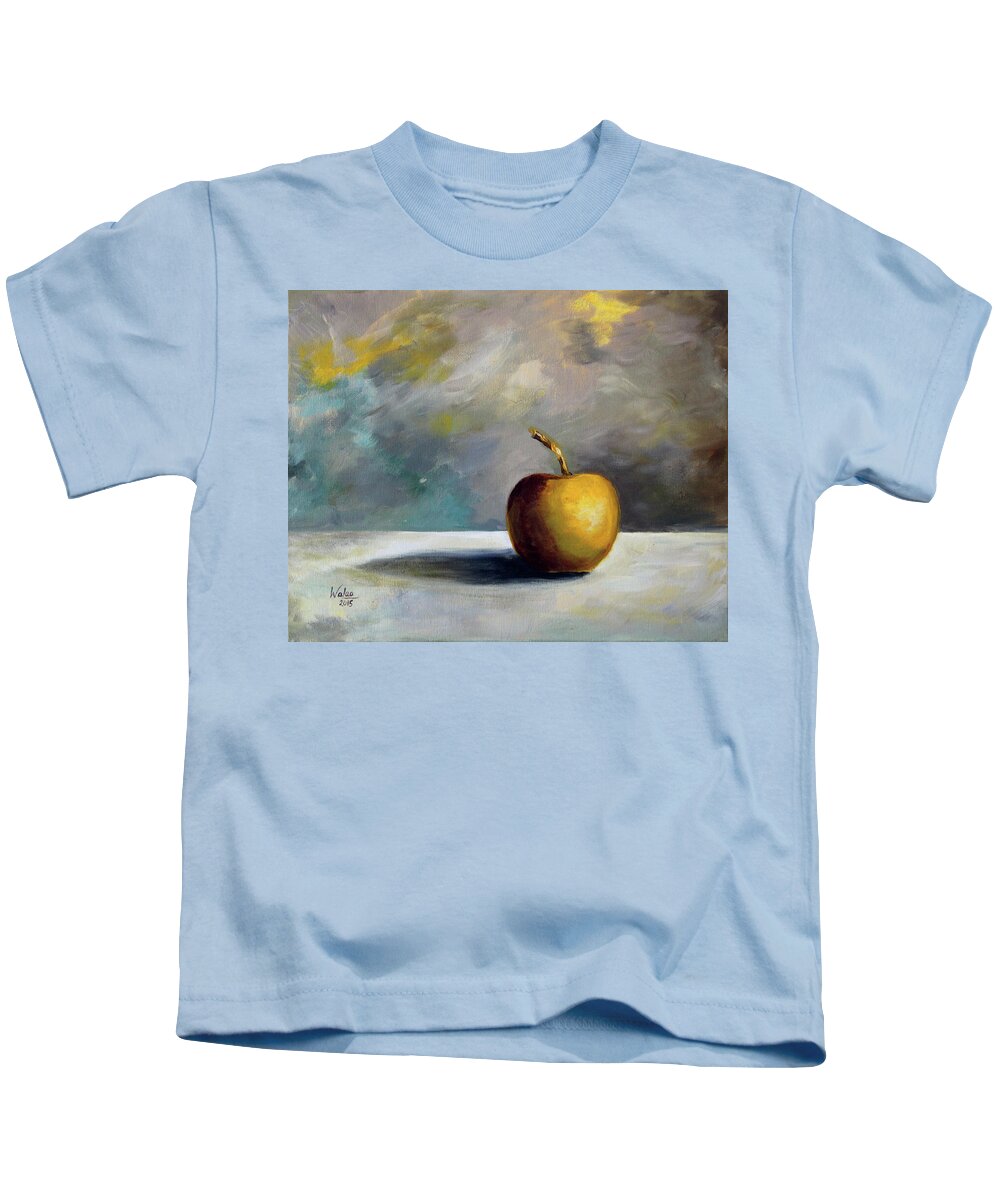 Solitary Golden Apple - Kids T-Shirt