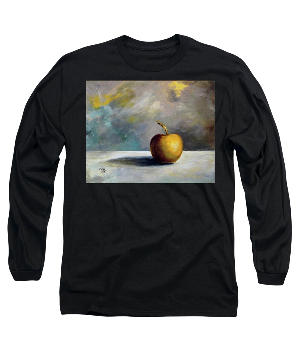 Solitary Golden Apple - Long Sleeve T-Shirt