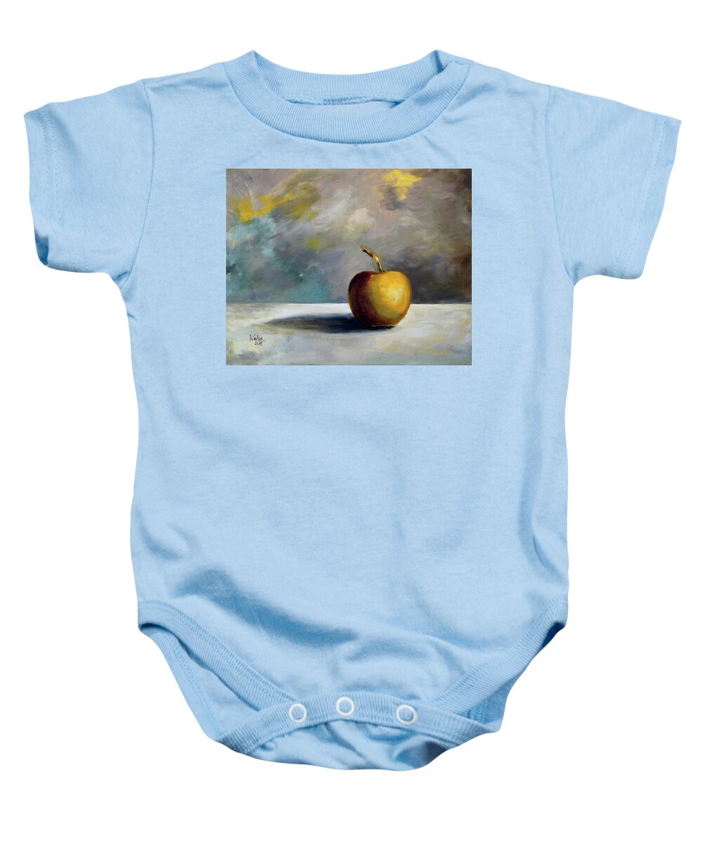 Solitary Golden Apple - Baby Onesie