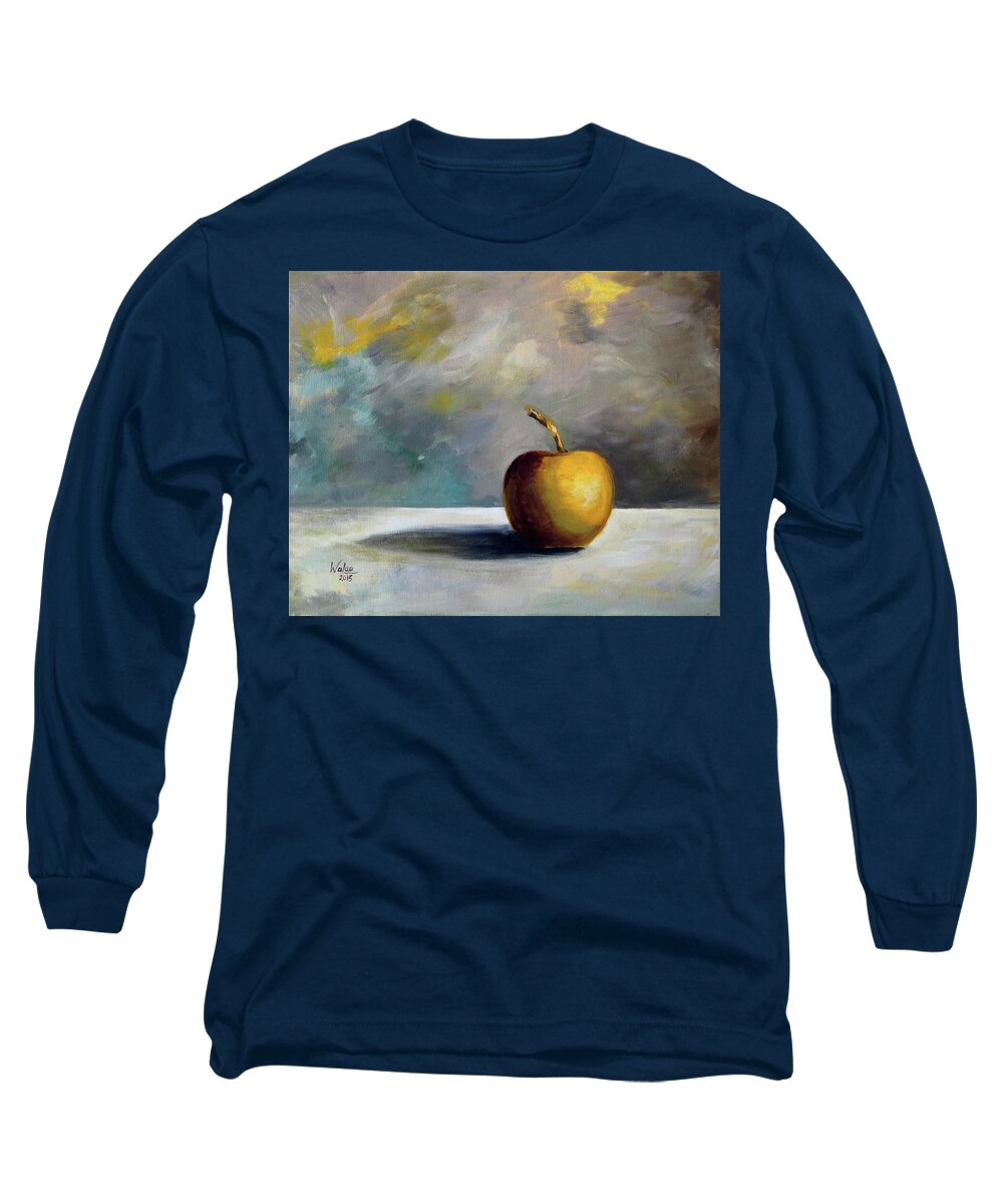 Solitary Golden Apple - Long Sleeve T-Shirt