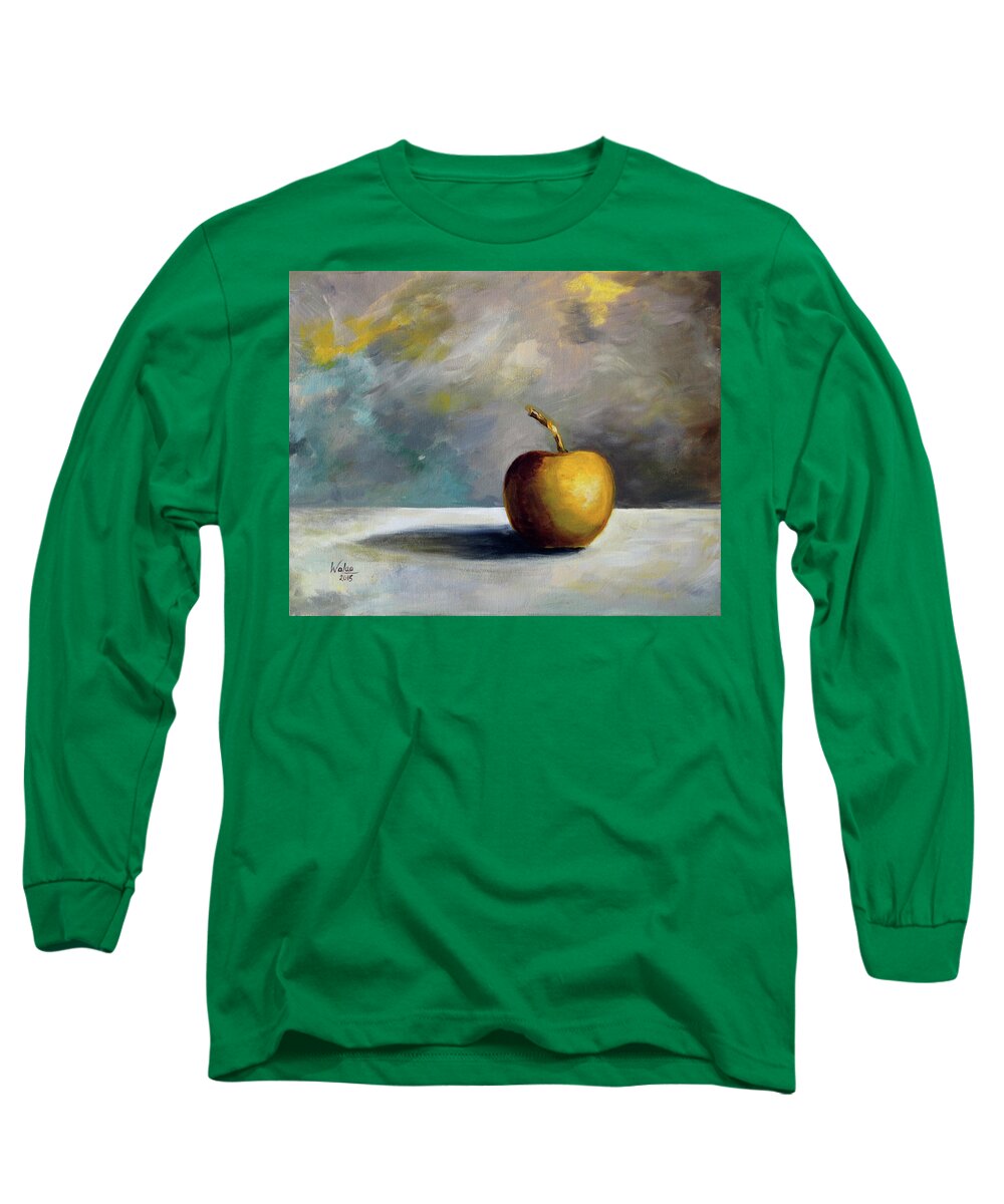 Solitary Golden Apple - Long Sleeve T-Shirt