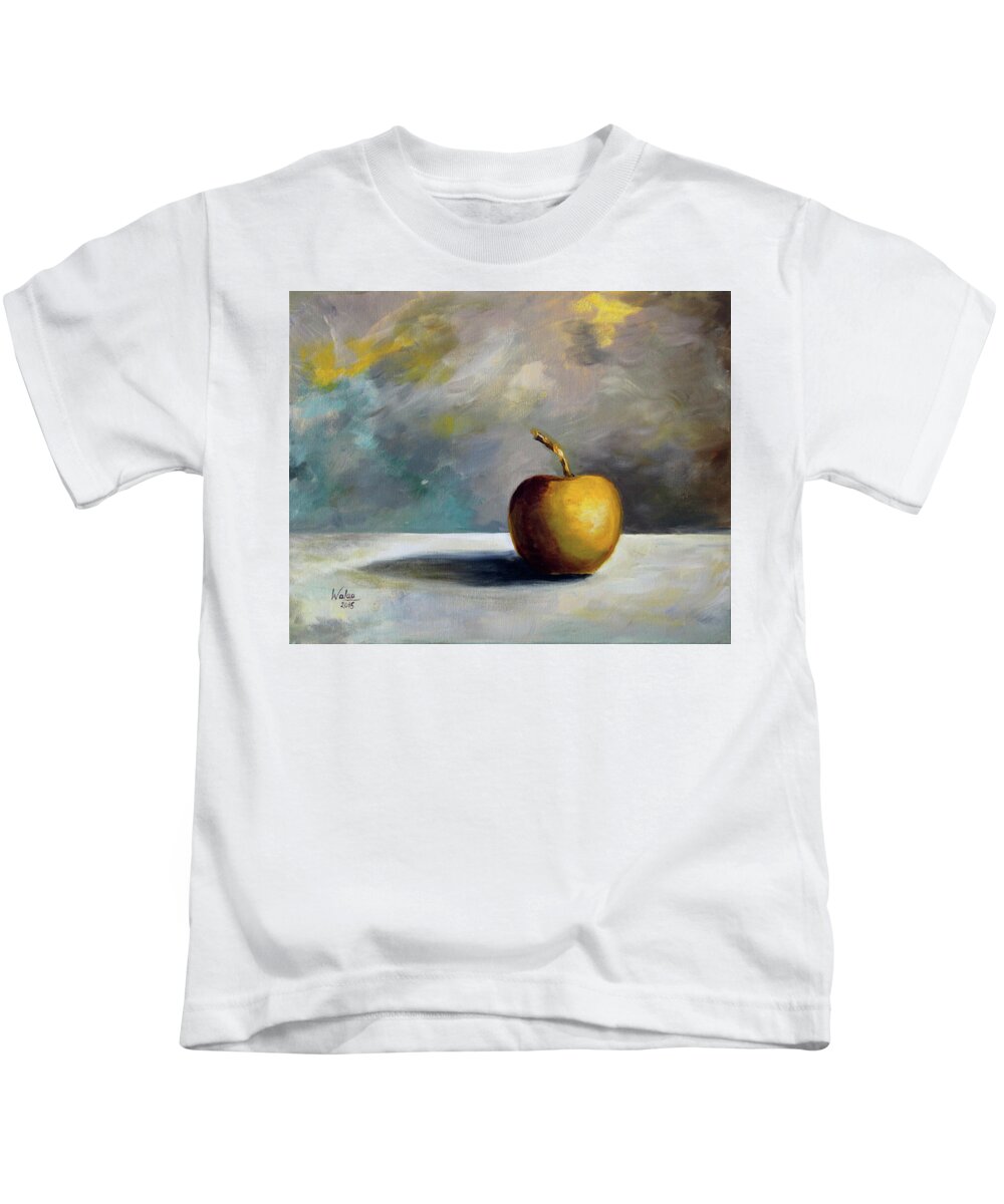 Solitary Golden Apple - Kids T-Shirt