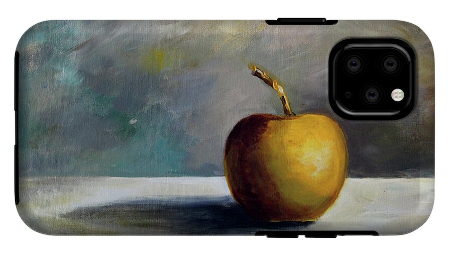 Solitary Golden Apple - Phone Case