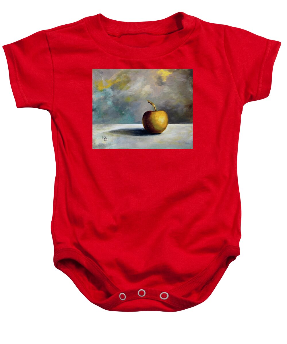 Solitary Golden Apple - Baby Onesie