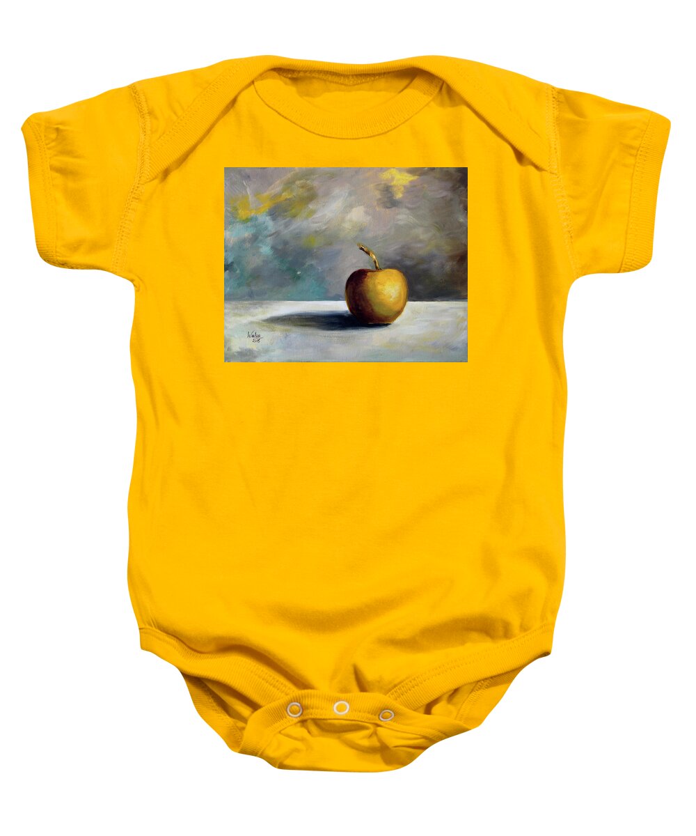 Solitary Golden Apple - Baby Onesie