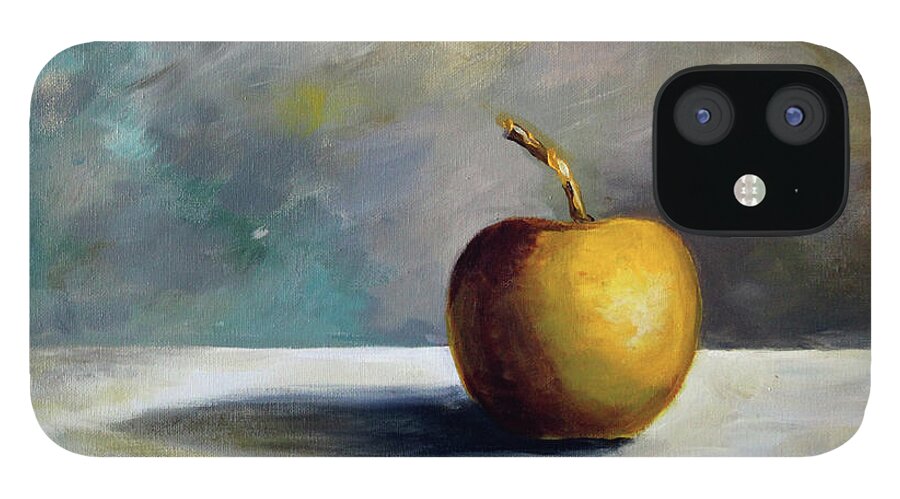 Solitary Golden Apple - Phone Case