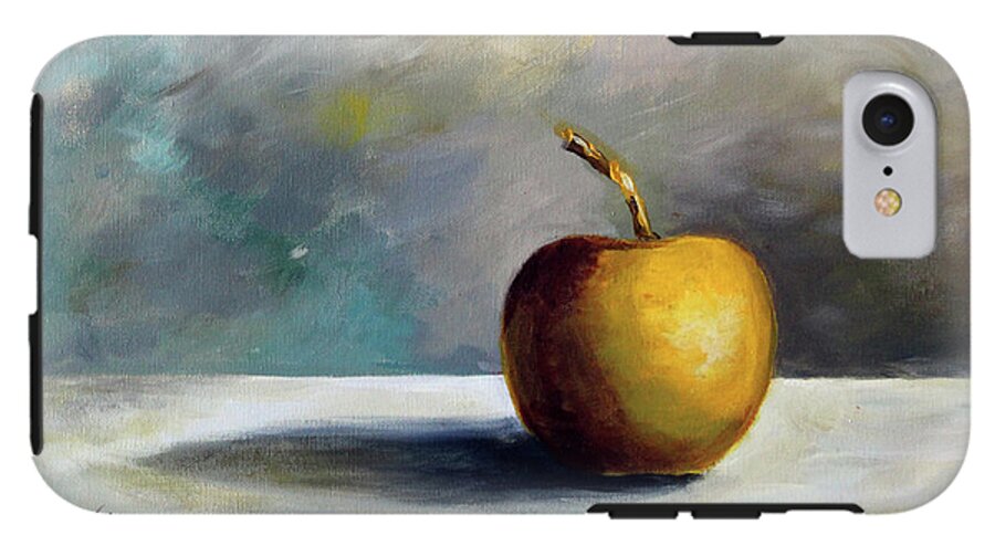 Solitary Golden Apple - Phone Case