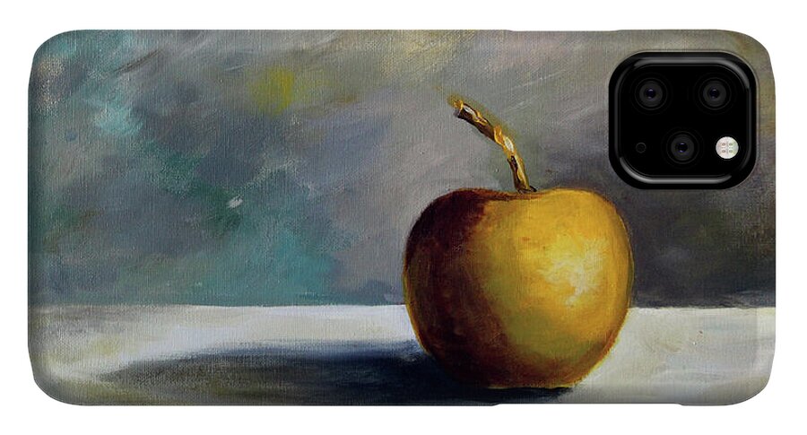 Solitary Golden Apple - Phone Case