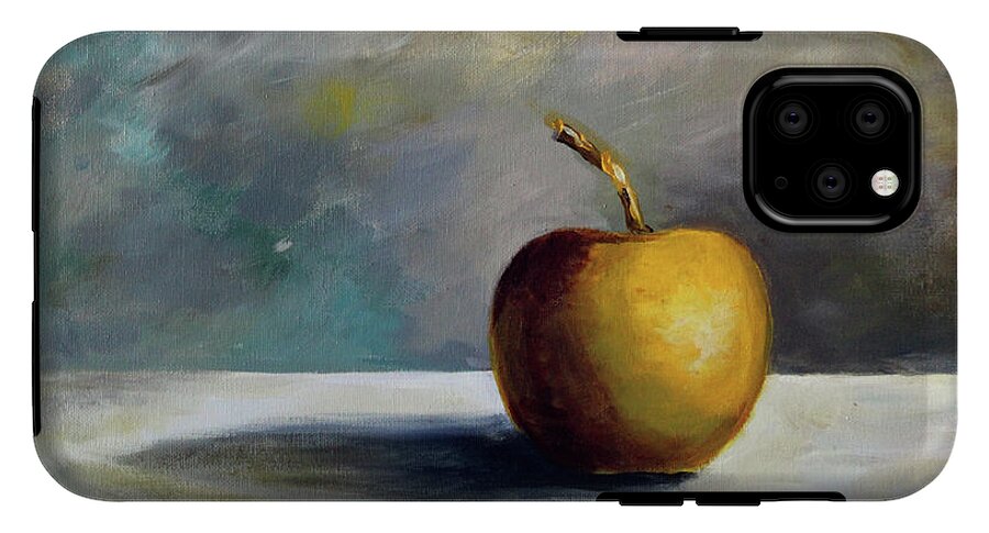 Solitary Golden Apple - Phone Case