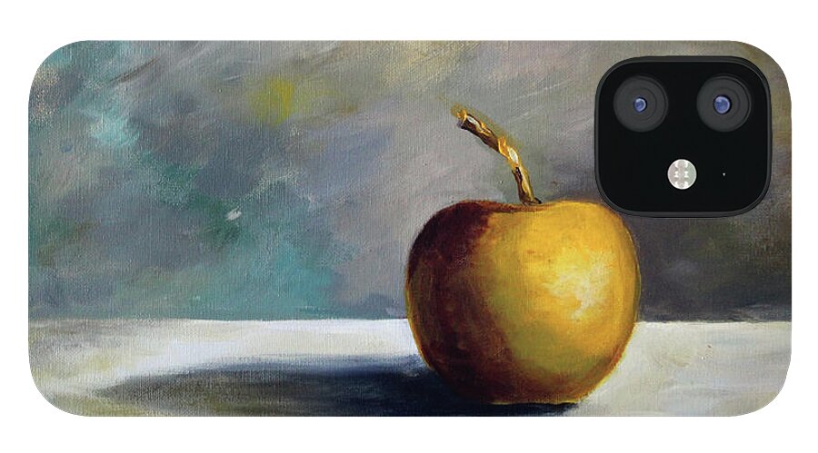 Solitary Golden Apple - Phone Case