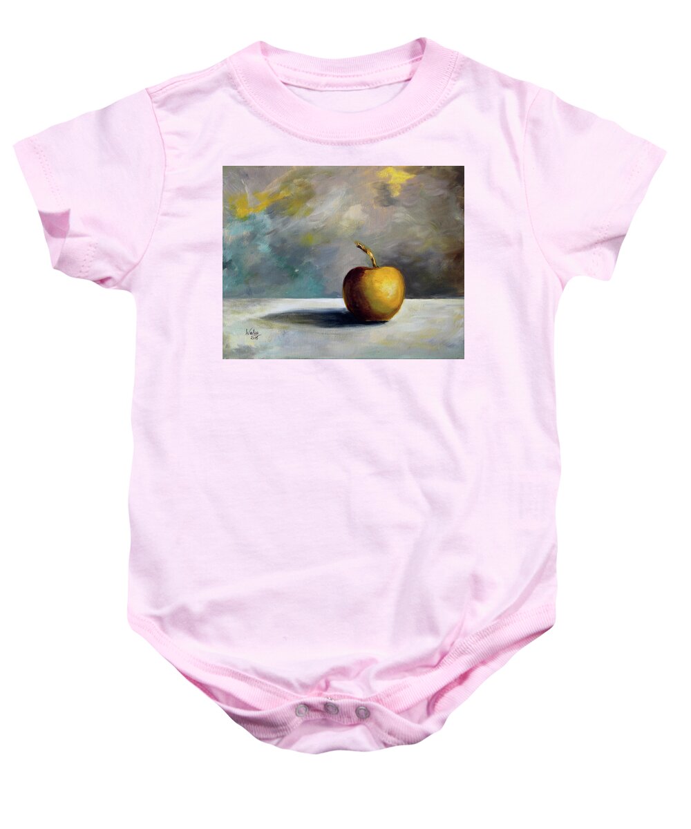 Solitary Golden Apple - Baby Onesie