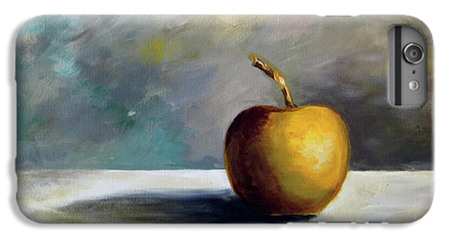 Solitary Golden Apple - Phone Case