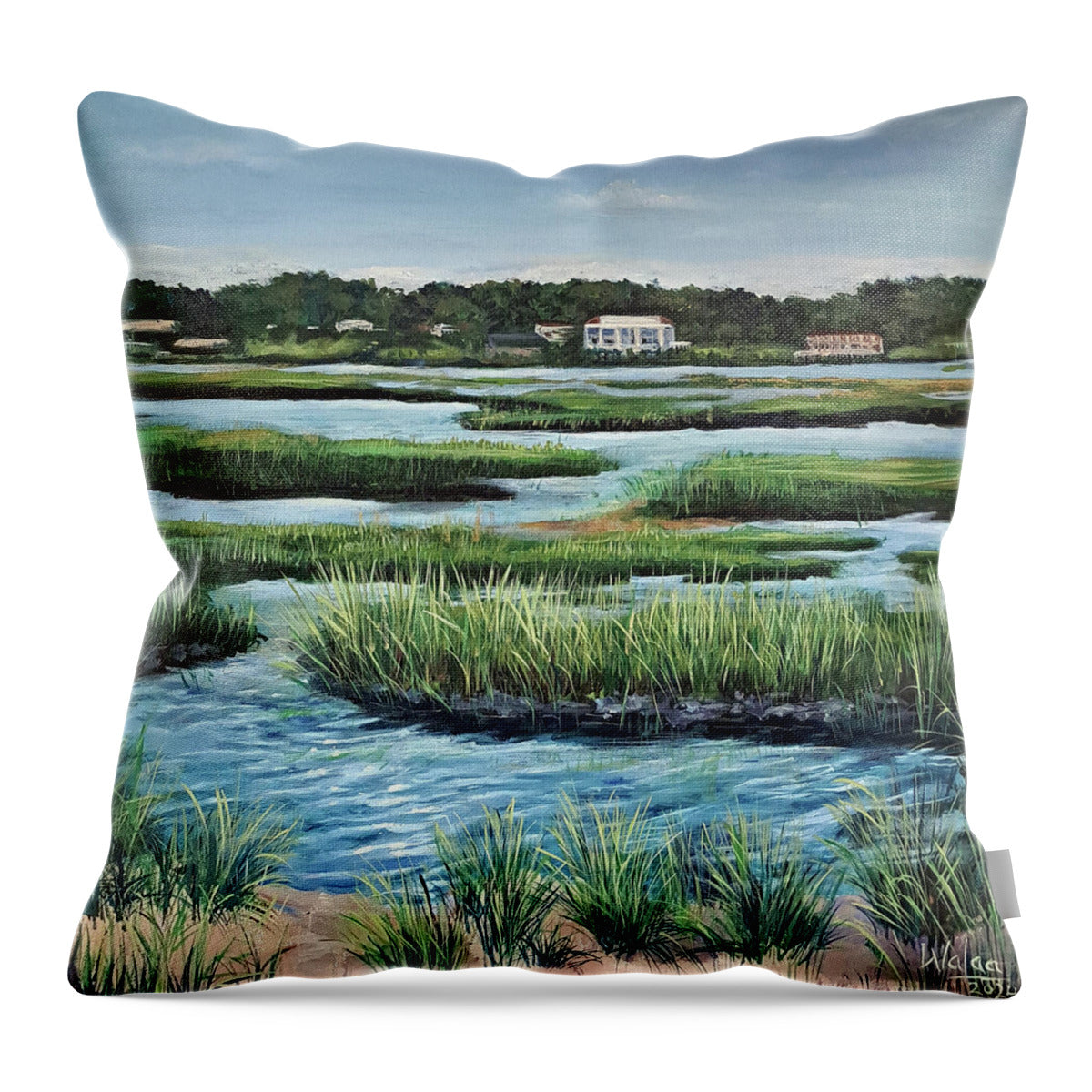 The Quiet Edge - Throw Pillow