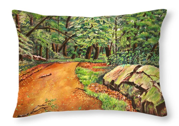 After the Rain in NJ - Throw Pillow