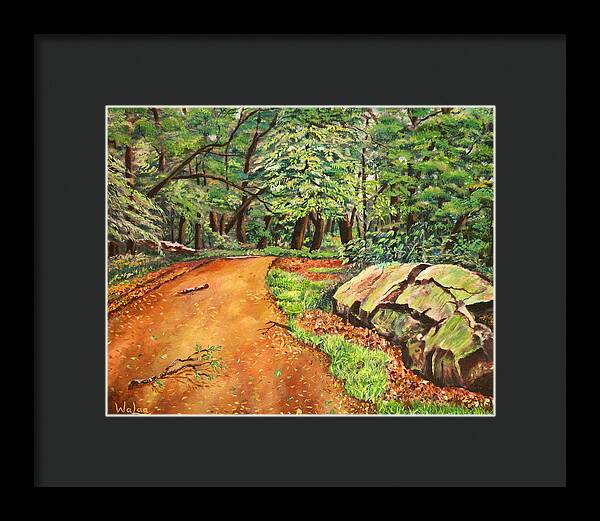 After the Rain in NJ - Framed Print