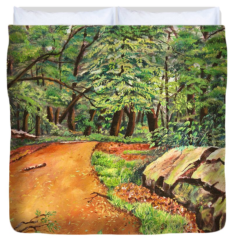 After the Rain in NJ - Duvet Cover