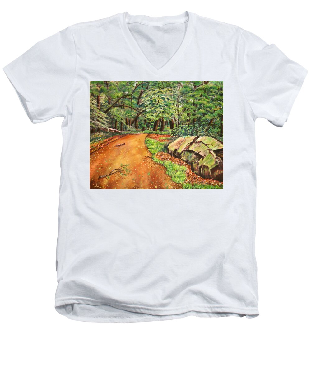 After the Rain in NJ - Men's V-Neck T-Shirt