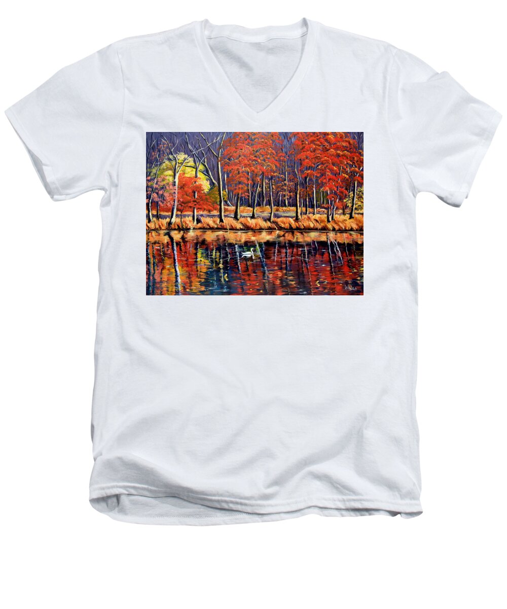 Mirror of Nature - Men's V-Neck T-Shirt