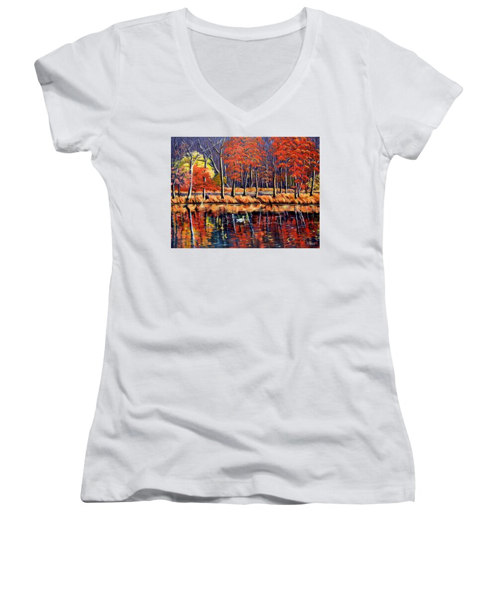 Mirror of Nature - Women's V-Neck