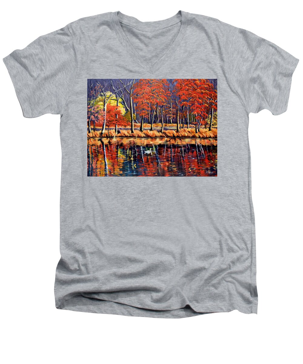 Mirror of Nature - Men's V-Neck T-Shirt