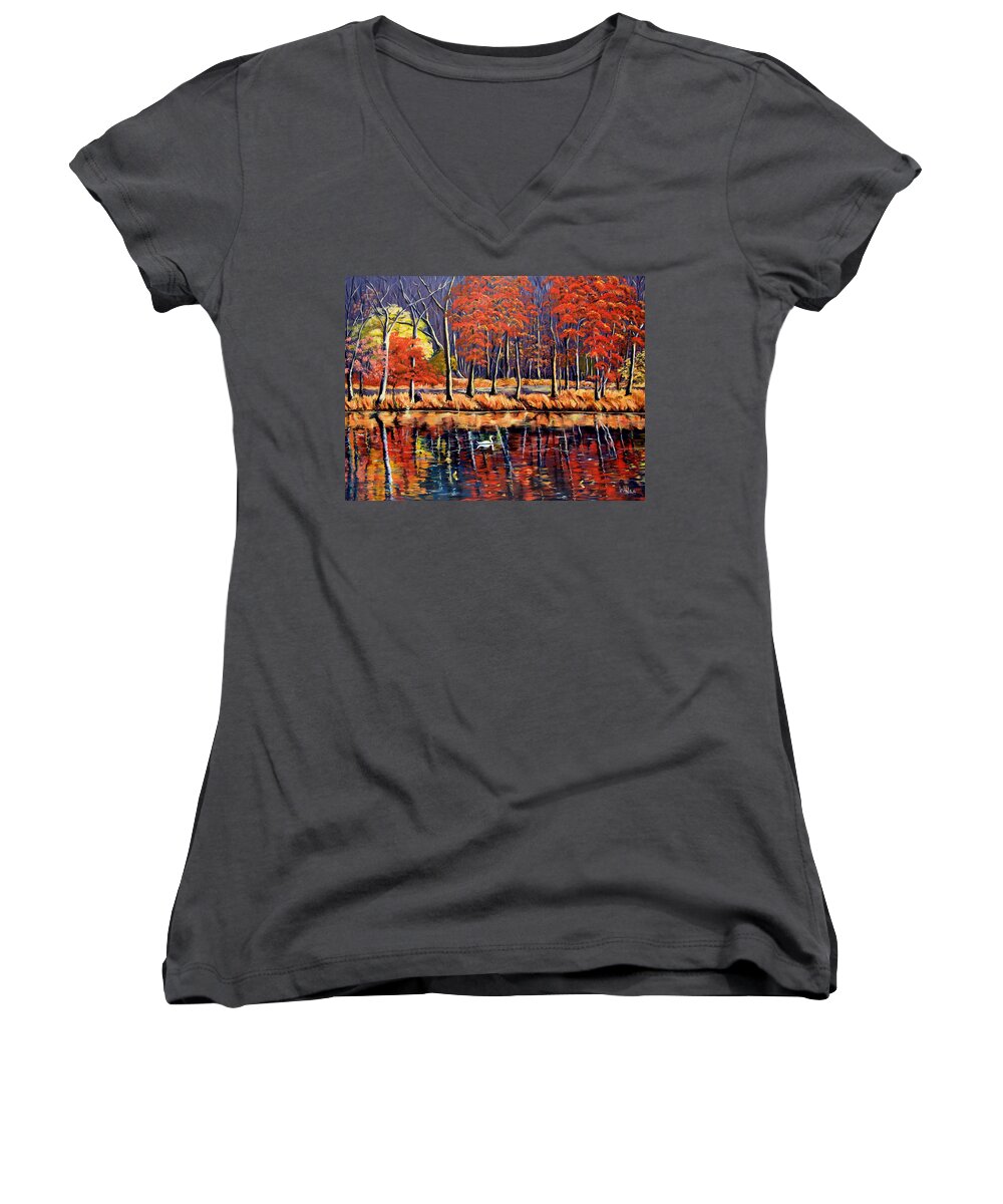 Mirror of Nature - Women's V-Neck