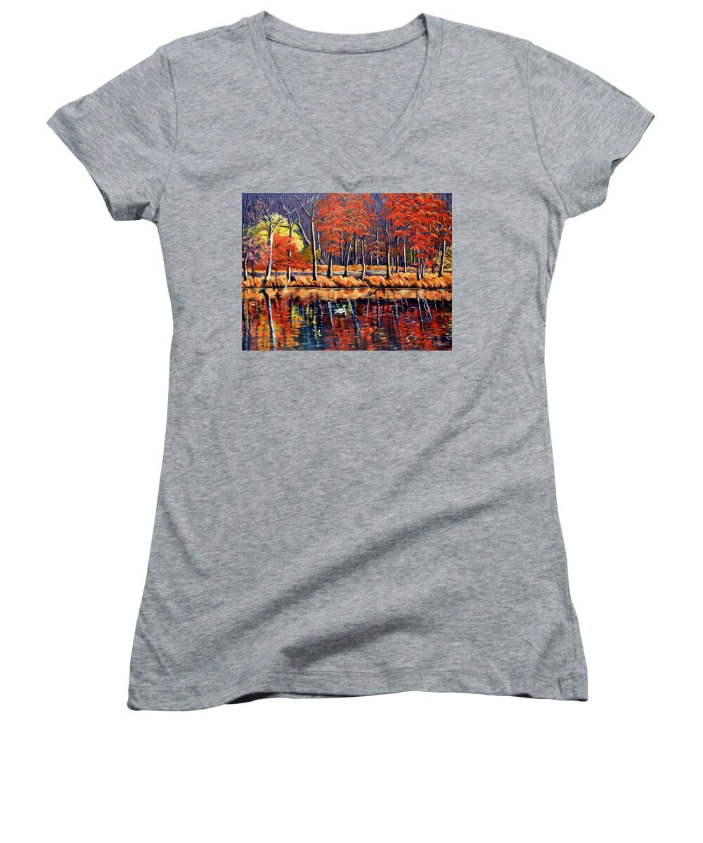 Mirror of Nature - Women's V-Neck