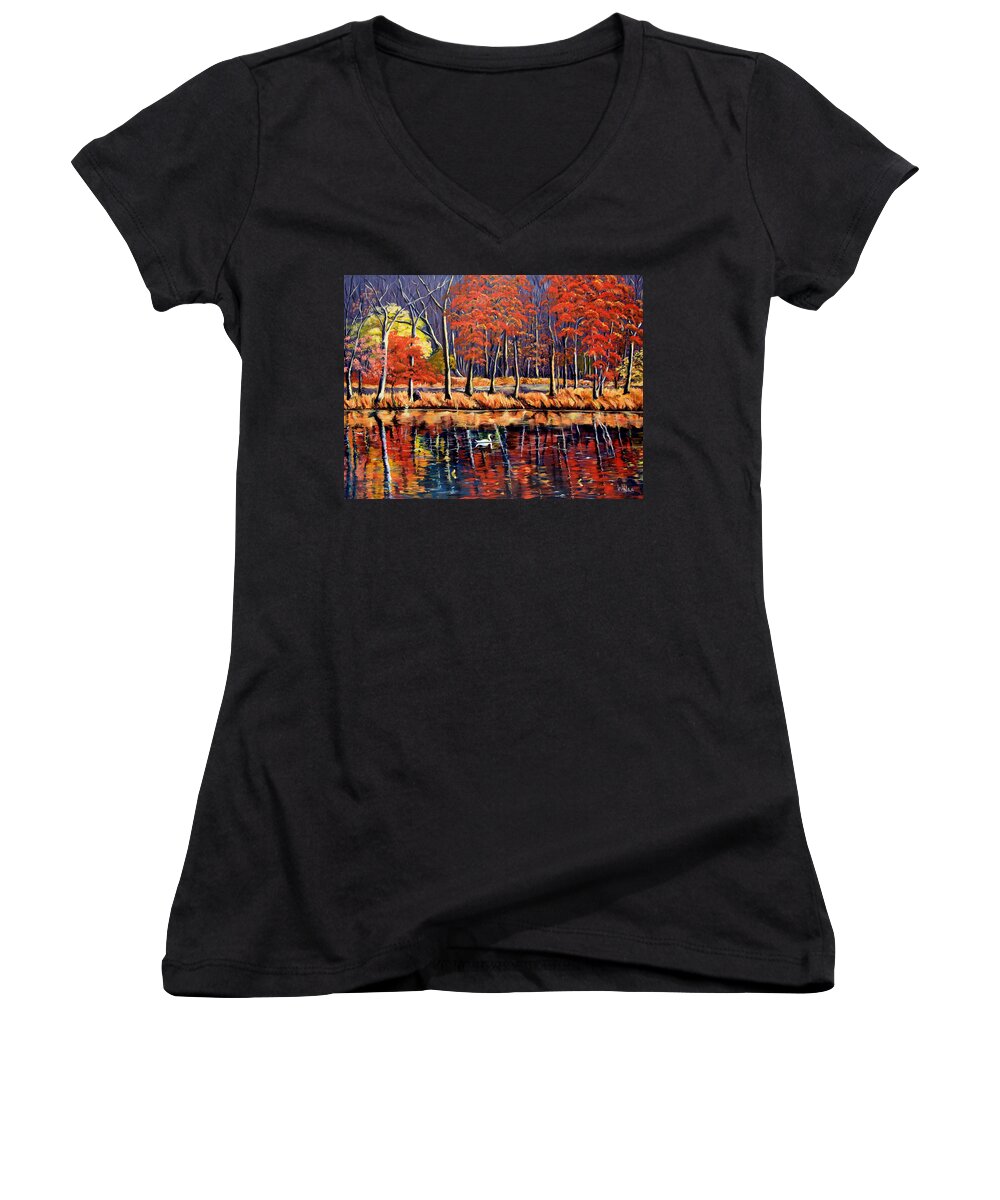 Mirror of Nature - Women's V-Neck