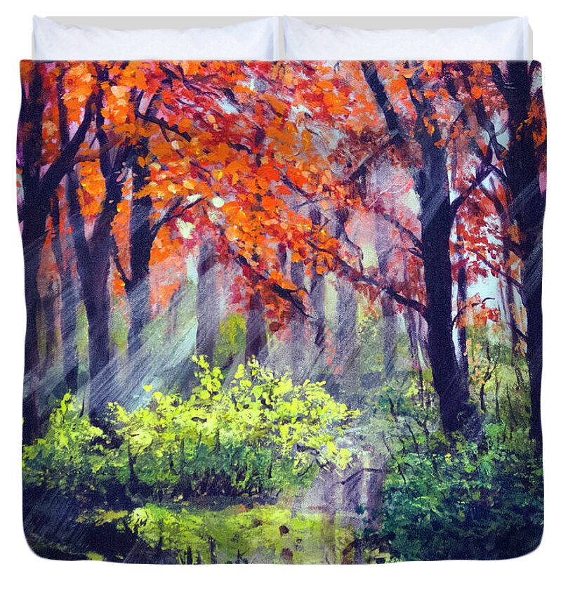 When Light Sneaks - Duvet Cover