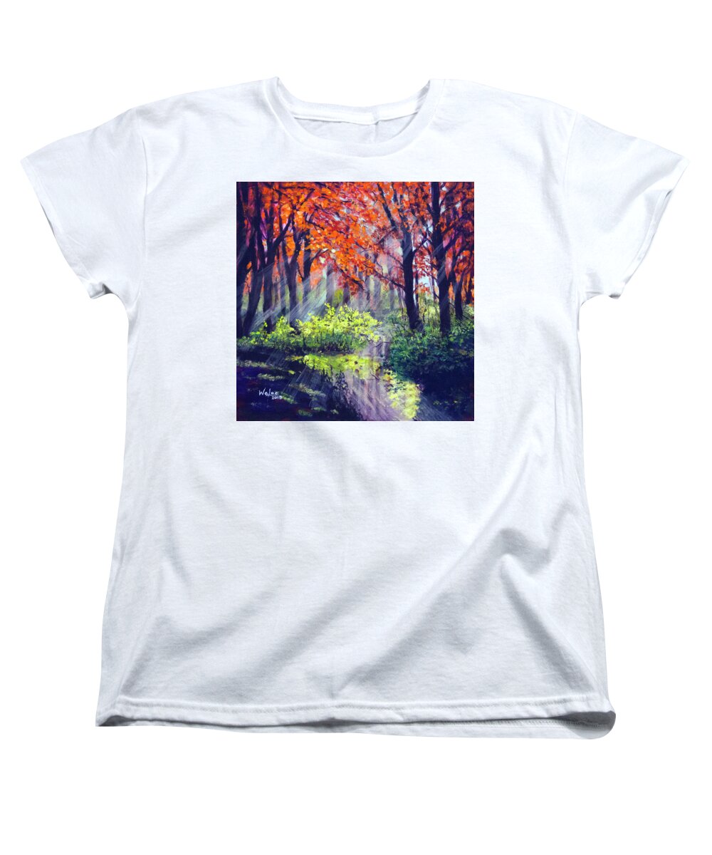 When Light Sneaks - Women's T-Shirt (Standard Fit)