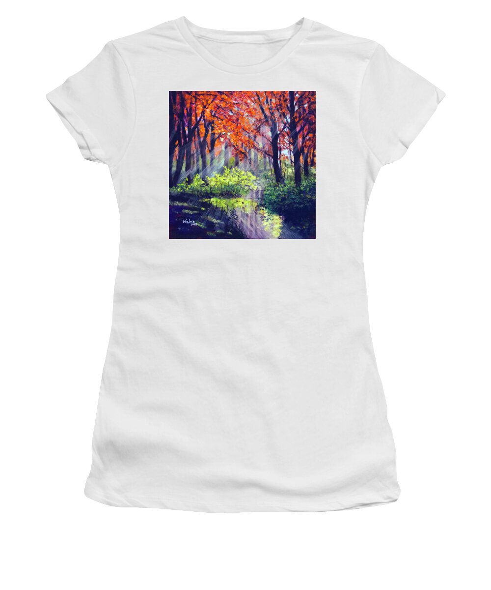 When Light Sneaks - Women's T-Shirt