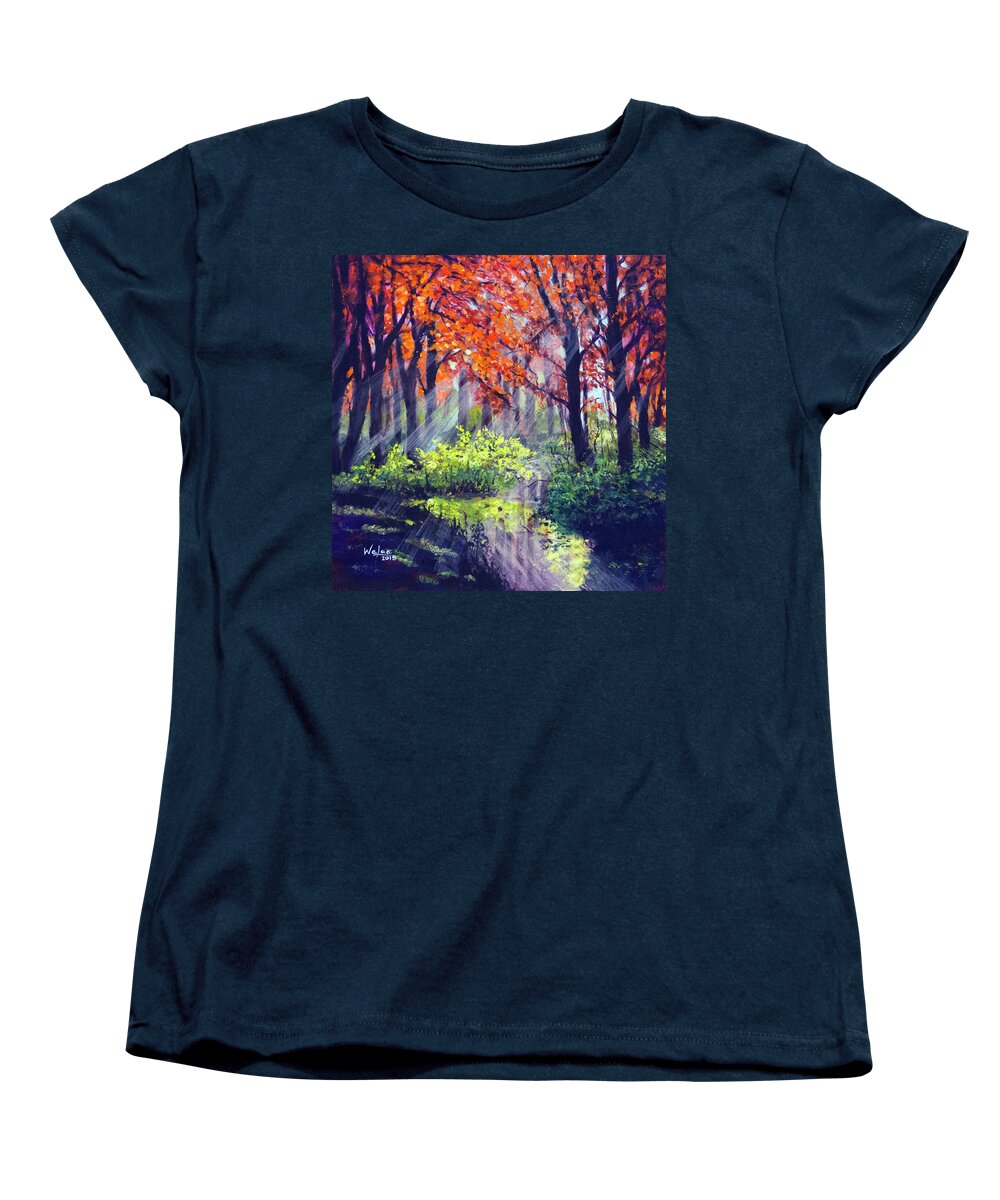 When Light Sneaks - Women's T-Shirt (Standard Fit)