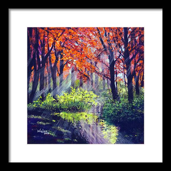 When Light Sneaks - Framed Print