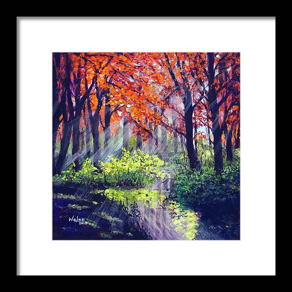 When Light Sneaks - Framed Print