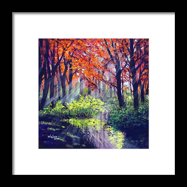 When Light Sneaks - Framed Print