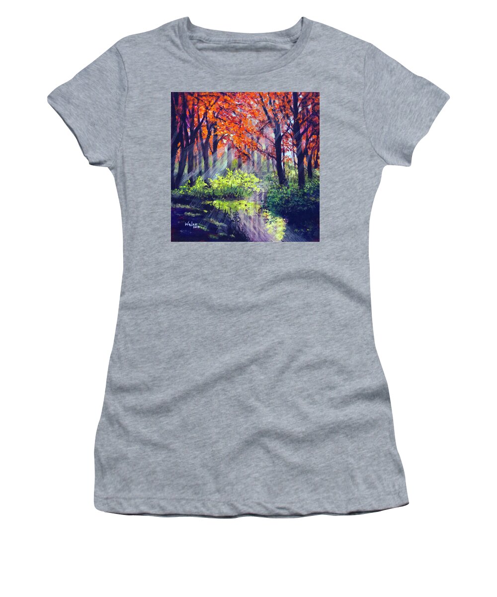 When Light Sneaks - Women's T-Shirt