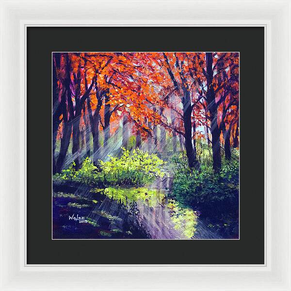 When Light Sneaks - Framed Print