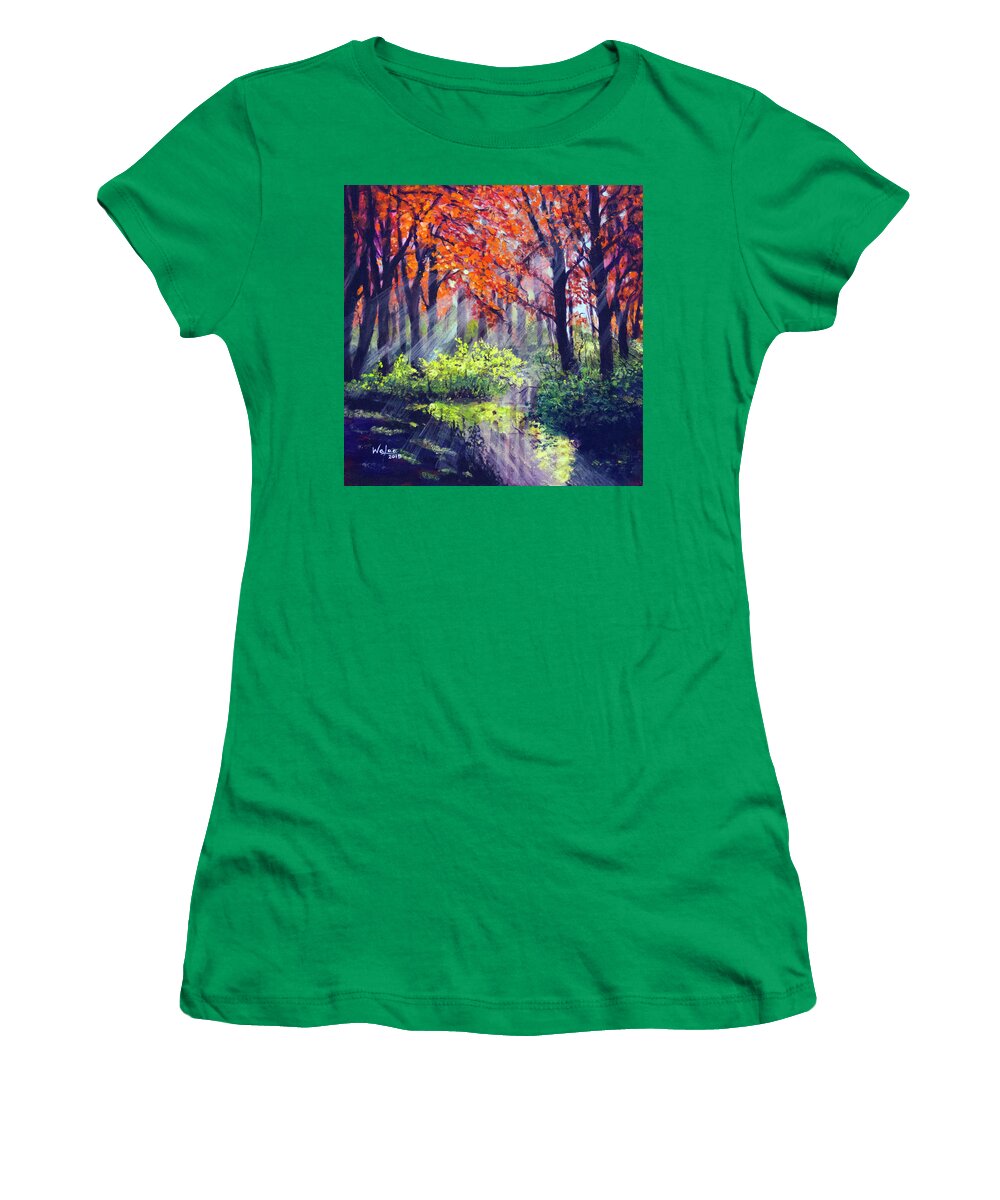 When Light Sneaks - Women's T-Shirt