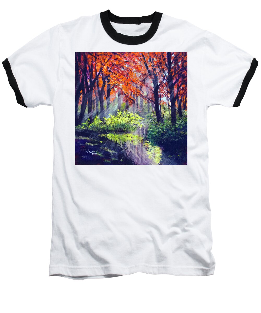 When Light Sneaks - Baseball T-Shirt