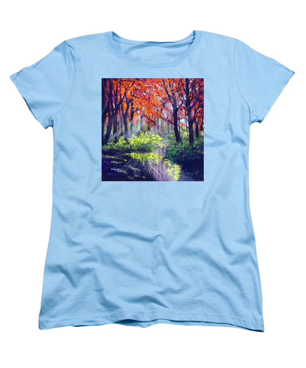 When Light Sneaks - Women's T-Shirt (Standard Fit)