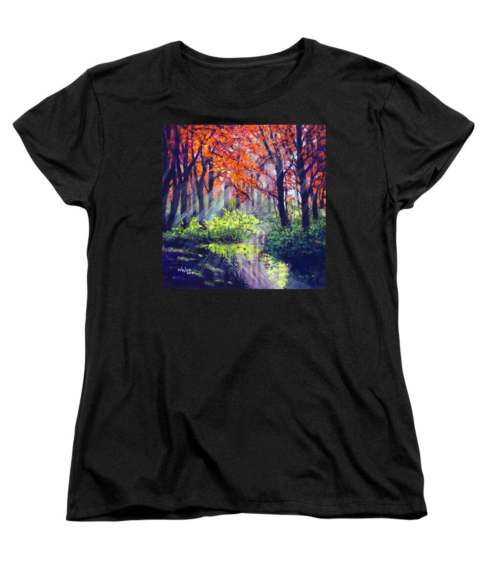 When Light Sneaks - Women's T-Shirt (Standard Fit)